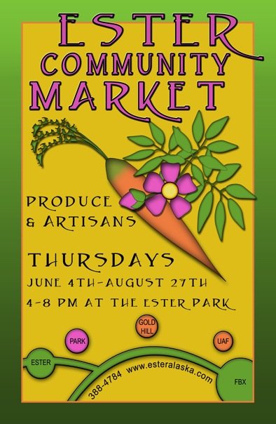 Ester Community Market Poster